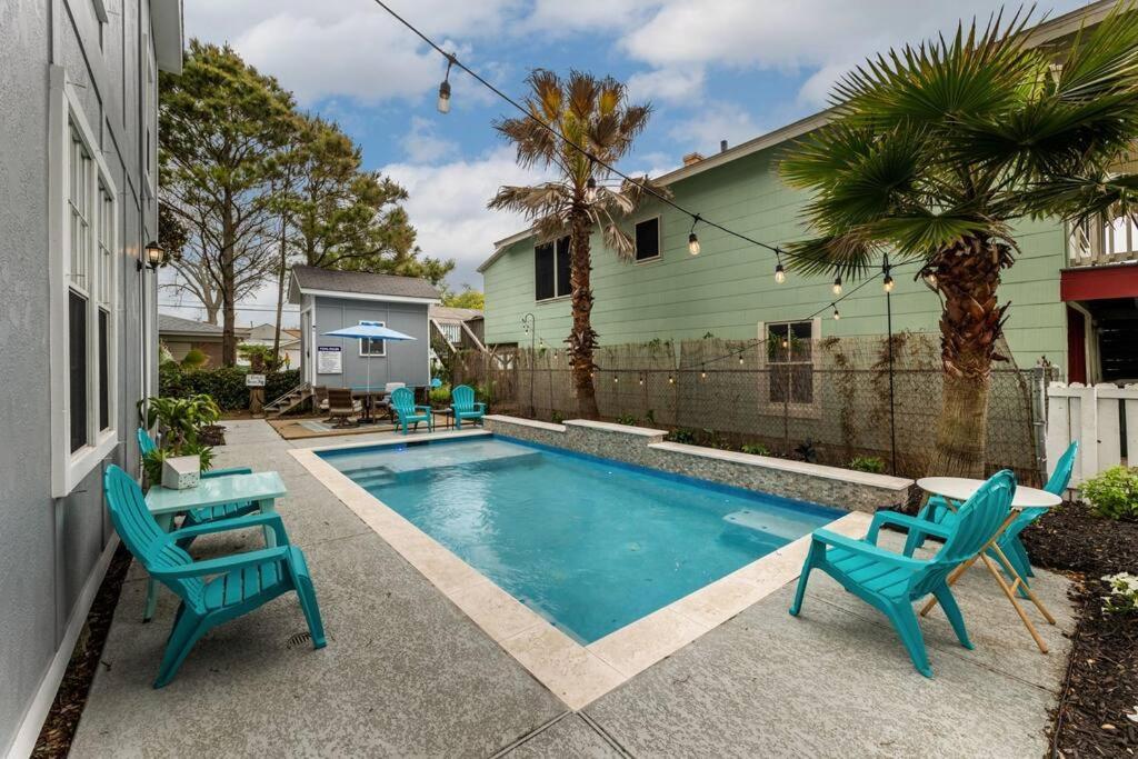 5/3 With A Heated Pool 2 Min From Beach, Updated Vila Galveston Exterior foto